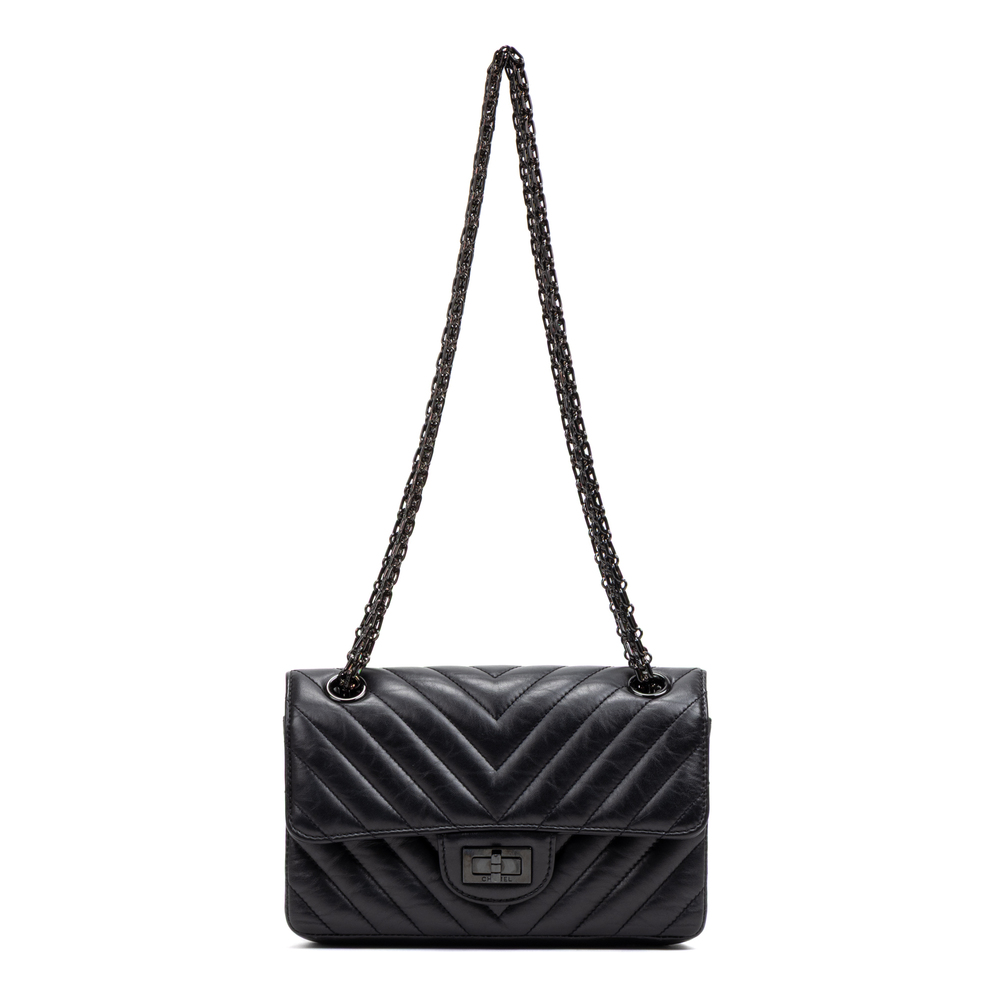 Chanel Rare 2.55 Reissue Flap Bag So Black Mini